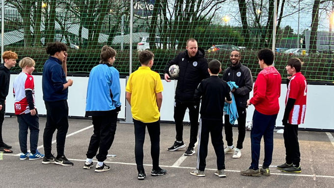 Train firm GTR is supporting Stevenage FC Foundation to promote active, healthy, and positive lives for young local people