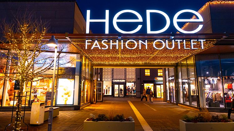 Hede Fashion Outlet storsatsar på julen – omsättningsrekord, tomtebesök och enorm julklappsutdelning