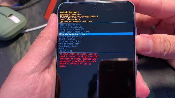 come resettare tablet samsung