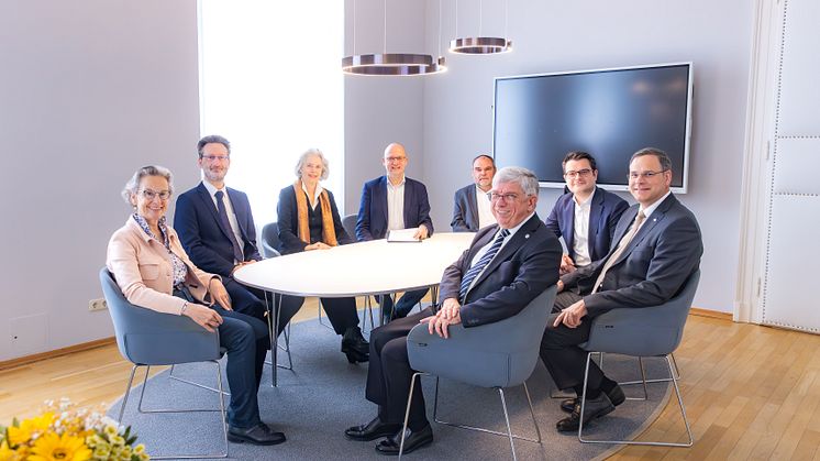 Rektorinnen und Rektoren sächsischer und thüringischer Hochschulen gründen die „Startup Campus Alliance“ (© Swen Reichhold/Universität Leipzig)