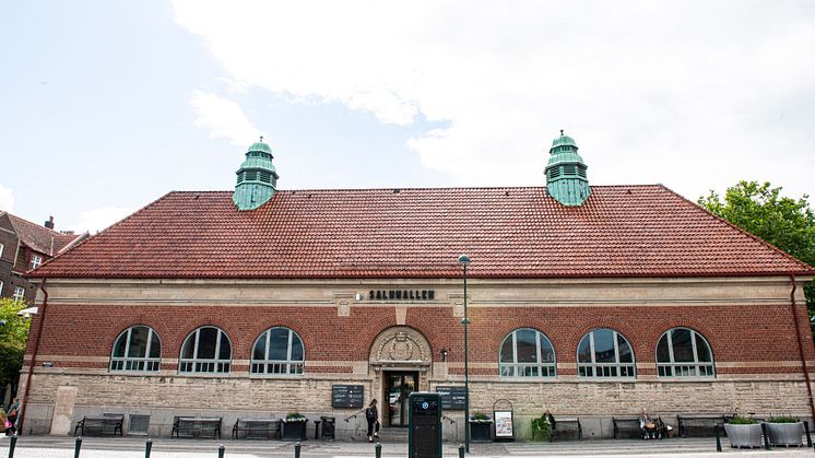 Saluhallen i centrala Lund ägs i dag av Lunds kommun. 