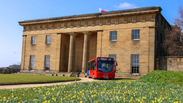 X75 pictured outside Belsay Hall. Photography by Liam Hall.
