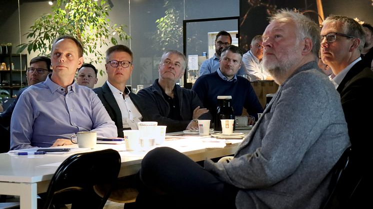 Virksomheder fra hele kommunen var mødt op for at høre oplæg og paneldebat om samfundssikkerhed og beredskab.
