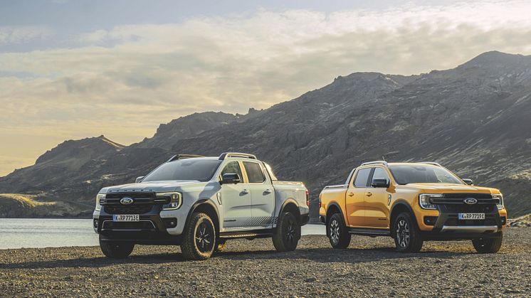 Der neue Ford Ranger Plug-in-Hybrid kombiniert Ranger-typische maximale Anhängelast, Zuladung und Offroad-Eigenschaften mit rein elektrischem Fahren.