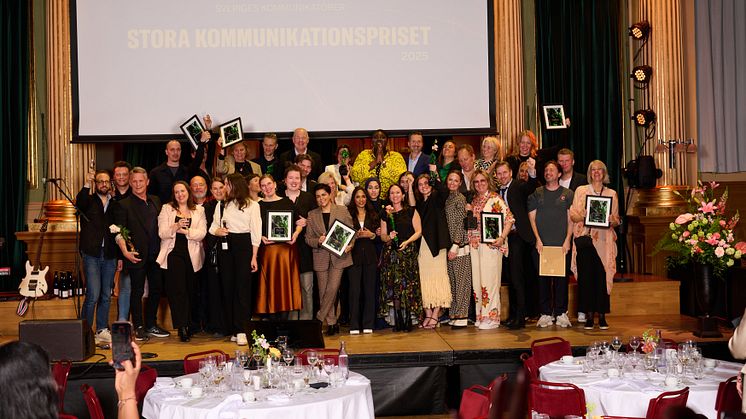 Här är vinnarna av Stora Kommunikationspriset 2025