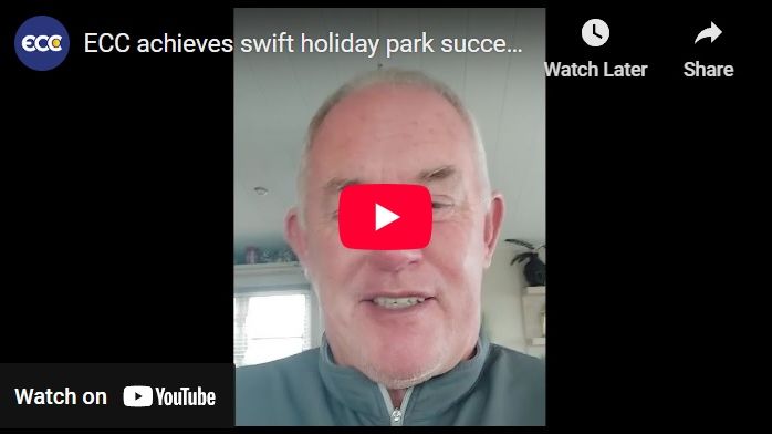 ECC achieves swift holiday park success for Bangor couple