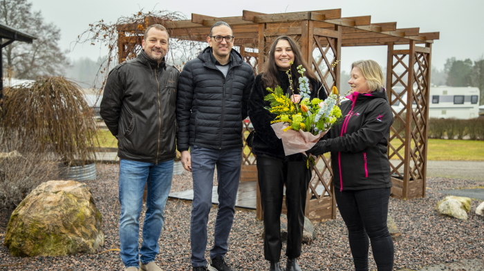 Fredrik Ahlman (M) , Yusuf Ilhan, Nalan Ilhan och Anneli Hedberg (S)..jpeg