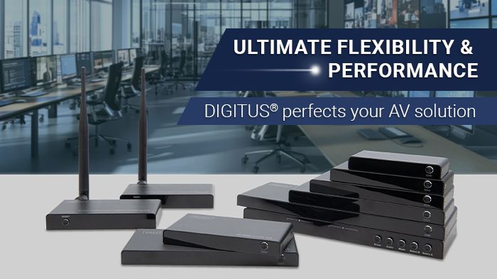 Product News: Discover professional AV signal distribution by DIGITUS®