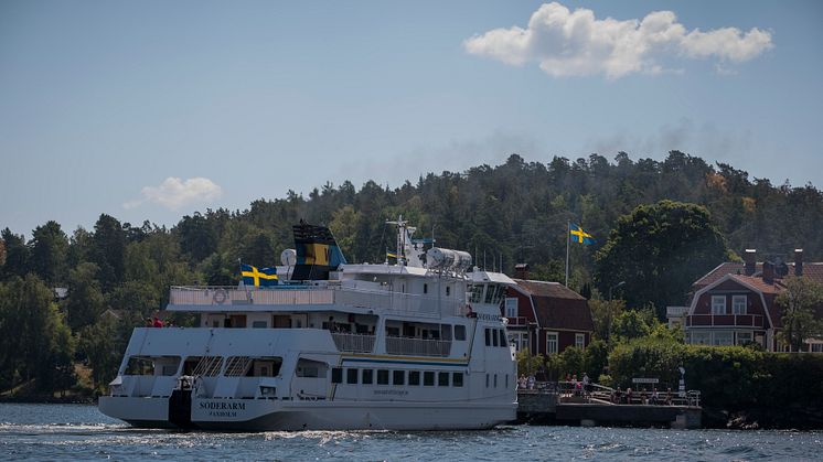 Snart kan du resa med SL-biljett året runt mellan Stockholms innerstad och Vaxholm med omnejd. Foto: Gustav Kaiser/SL