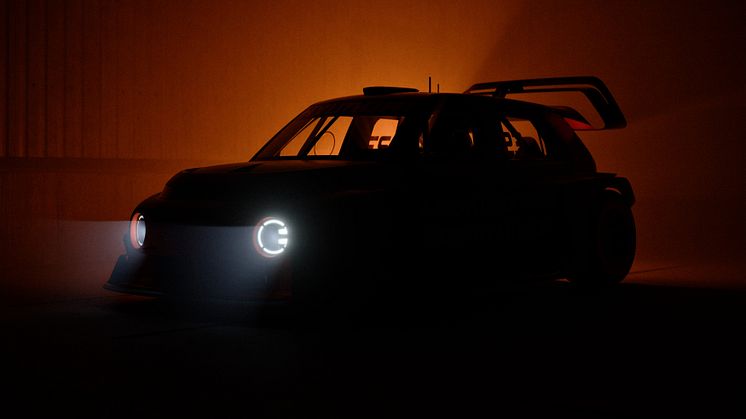 Konceptbilen INSTEROID lyfter produktionsmodellens design med racing-inspirerade inslag från tv-spelsvärlden.