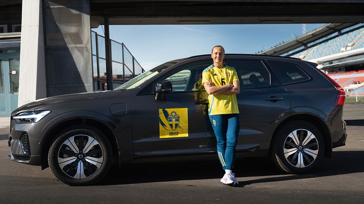 Magdalena Eriksson, SvFF frontar Hertz i ny reklamkampanj