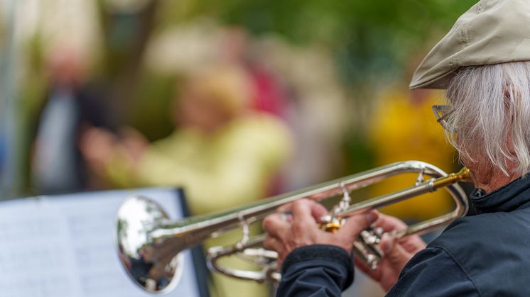Die Bläser*innen der Hephata-Kirchenmusik. (Foto: Hephata-Archiv/Stefan Betzler)