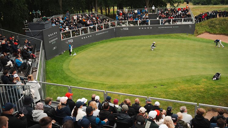 I somras var Vasatorps golfklubb, i Helsingborg, värdbana för Volvo Car Scandinavian Mixed. Foto: We Do Sports Europe