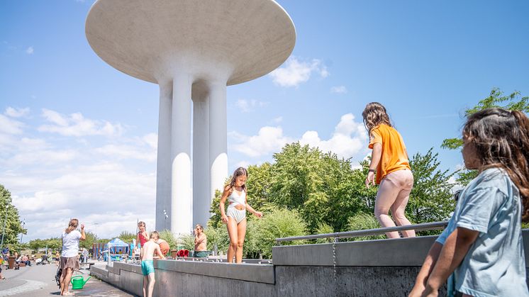 Sommarkul i Hyllie vattenpark för alla barn