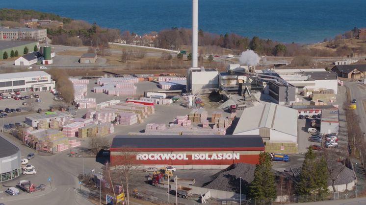 AS ROCKWOOL sin fabrikk på Leangen i Trondheim