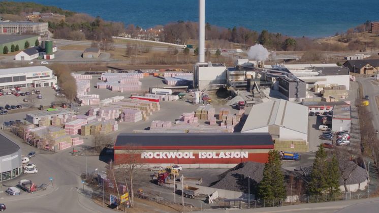 AS ROCKWOOL sin fabrikk på Leangen i Trondheim