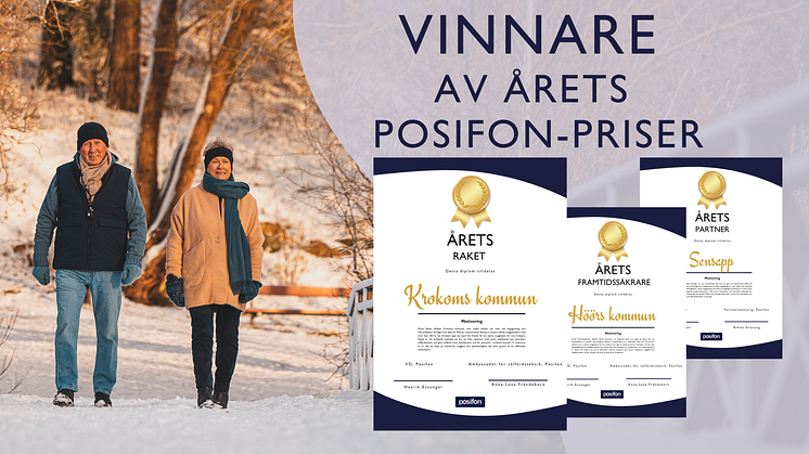 Tre inspirerande aktörer prisas för välfärdsteknik och innovation