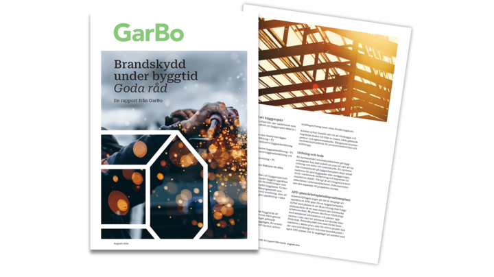Ny skrift från GarBo – Brandskydd under byggtid