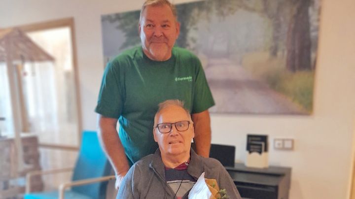 Lars flyttar hem efter unik insats på Sälgen äldreboende 