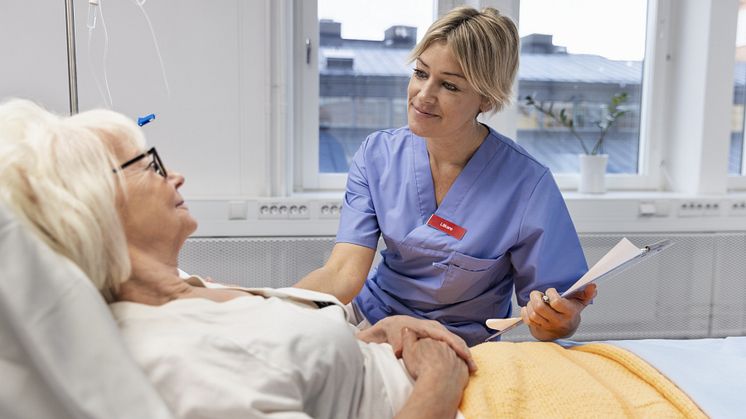 An empathetic approach in healthcare is important, but sometimes challenging to achieve in practice. Photo: Johnér bildbyrå AB