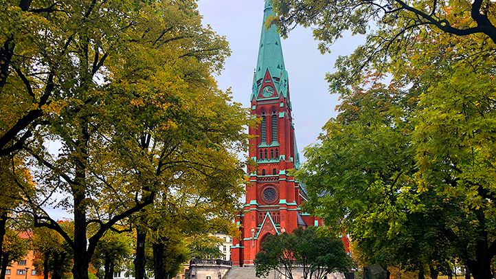 S:t Johannes kyrka i centrala Stockholm som nu blir katolsk