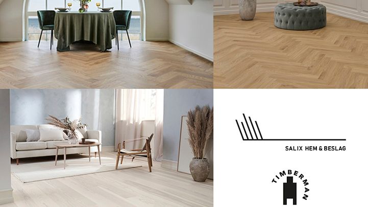 Salix Hem & Beslag förvärvar Timberman A/S   Timberman A/S, är en marknadsledande leverantör av golv i Danmark. Förvärvet ger ökad geografisk närvaro samt produktexpansion för Salix Hem och Beslag.