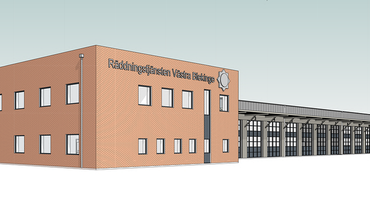 Nya brandstationen i Karlshamn