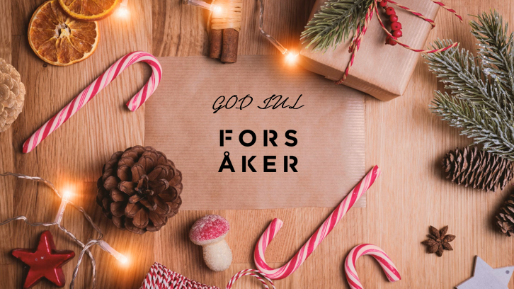 Från oss alla i Forsåker, till er alla önskar vi en riktigt god jul!