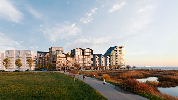 Västra Sjöstaden i Trelleborg