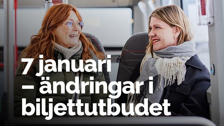 Biljettförändringar 7 januari