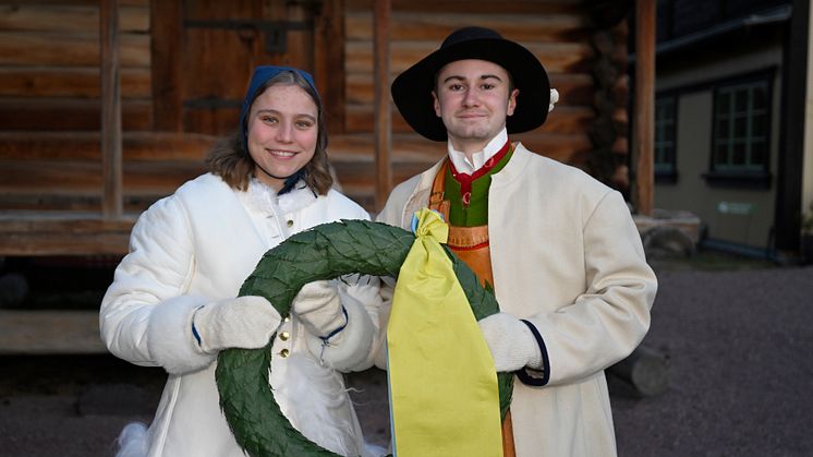 Maja och Arvid är Vasaloppets kranskulla och kransmas 2025