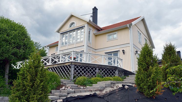 Genrebild. Huset på bilden har inget samband med texten.