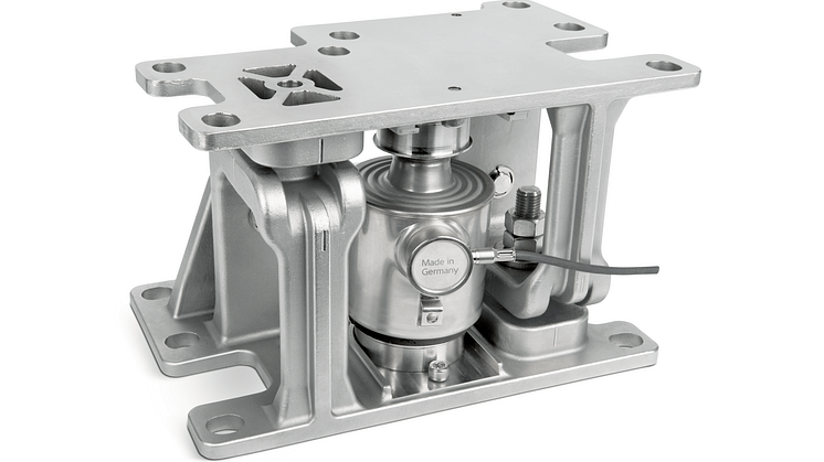 New PR 6003 mounting kit for load cells from Minebea Intec: Silo weighing made easy
