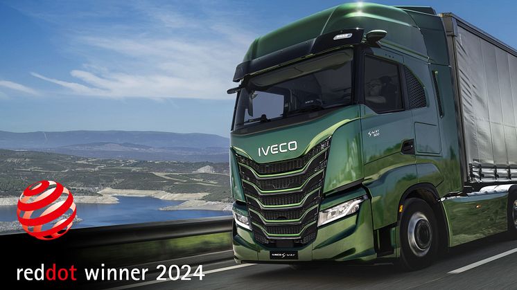 IVECO S-Way har tilldelats det eftertraktade Red Dot Award Product Design 2024.