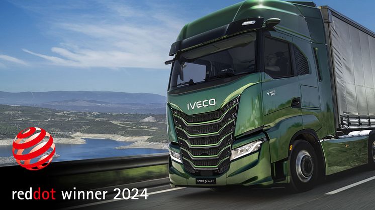 IVECO S-Way er blevet tildelt den eftertragtede pris Red Dot Design Award i kategorien Product Design 2024.