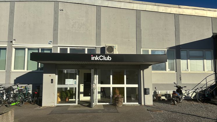 inkClub finns på Säbygatan 6 i Uppsala.