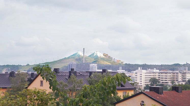 Centerpartiet vill ta vara på schaktmassorna från utbyggnaden av tunnelbanan och utveckla Hammarbybacken. Foto: Anders Berensson Architects