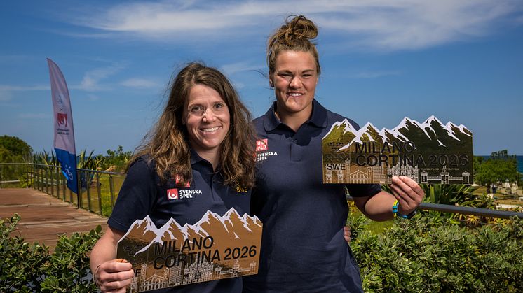 Alpina skidåkarna Sara Hector och Anna Swenn Larsson klara för OS 2026
