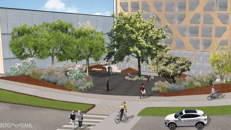 Tåtplatsen – Ett nytt torg i hjärtat av Västra Hamnen
