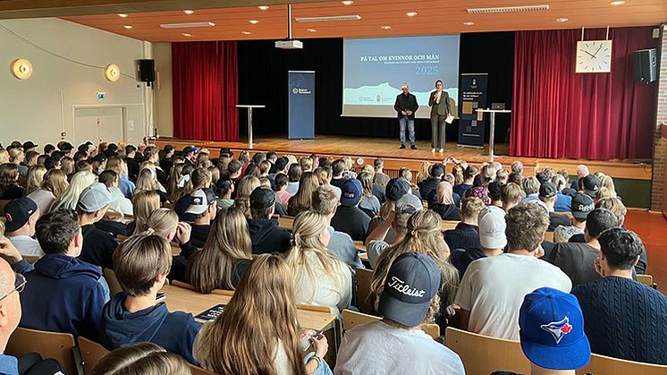  Presentation för gymnasieeleverna på Älvstranden Bildningscentrum i Hagfors. 