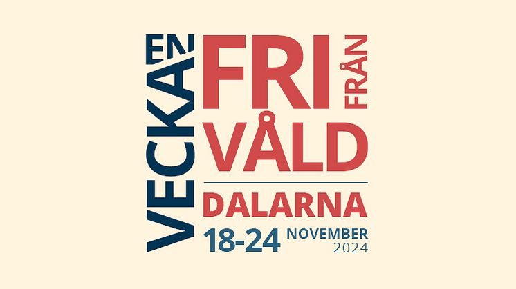 En vecka fri från våld i Dalarna