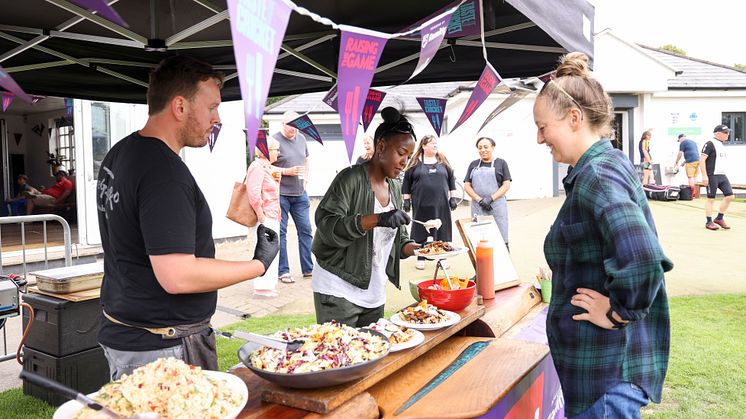 Fran Wilson and TV legend Angellica Bell join 'Taste of Cricket' community event at Bushy Park CC to celebrate its achievements in inclusivity for women and girls