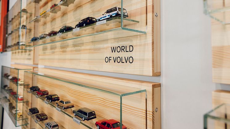 Ny utställning på World of Volvo. Volvo models - Through the Years