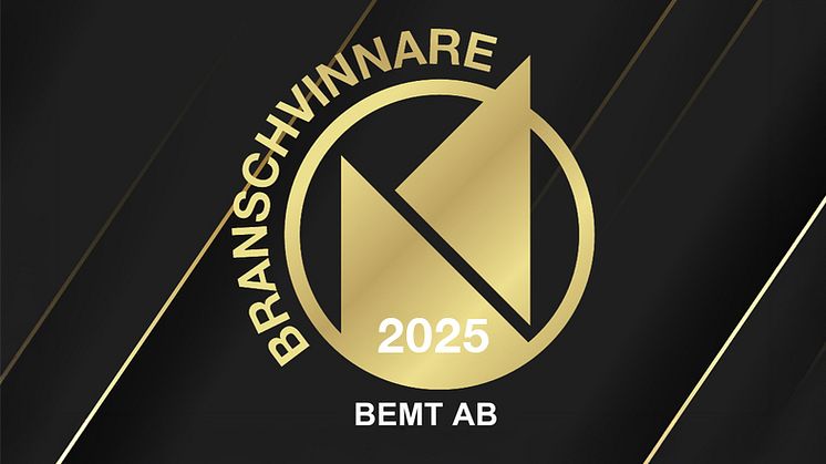 bemt AB växer hållbart – branschvinnare för andra året i rad