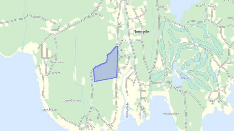 Planbesked för område med småhus i Norrmjöle
