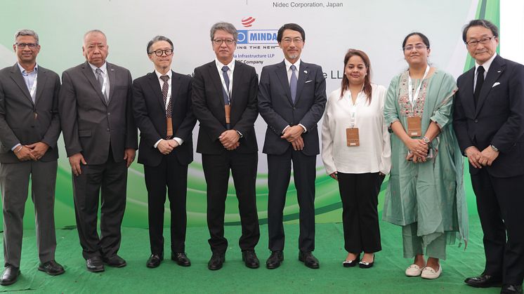 Nidec India Holds a Groundbreaking Ceremony  for its Neemrana Factory’s Third Building