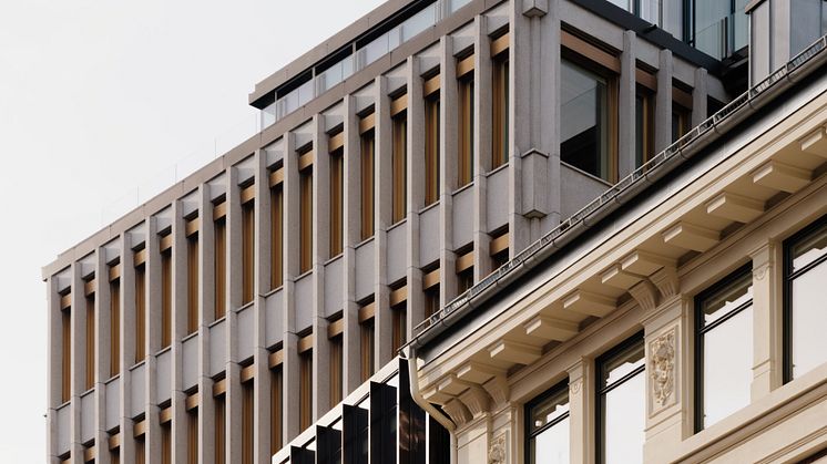 Stortorvet 7 er sertifisert BREEAM-NOR Very Good og BREEAM In-Use Excellent og var en av finalistene til BREEAM-prisen 2024. Foto: Einar Aslaksen