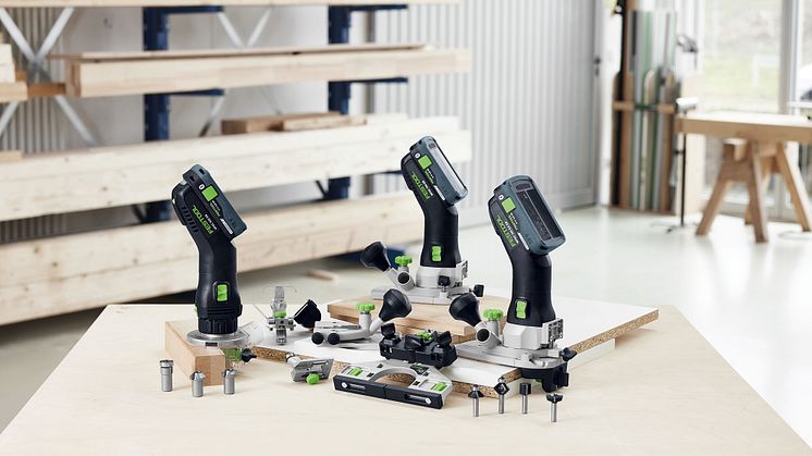 Nya batteridrivna kantfräsar från Festool - OFKC 500, MFKC 700 och MFKC 700 KA