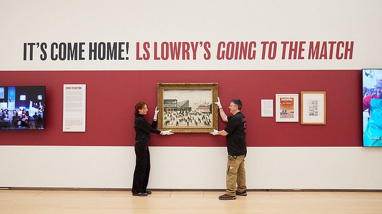 Image credit: LS Lowry, Going to the Match, 1953  © The Estate of L.S. Lowry. All Rights Reserved, DACS 2024