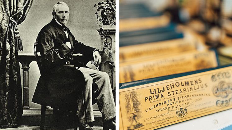 Liljeholmens Stearinfabriks grundare Lars Johan Hierta